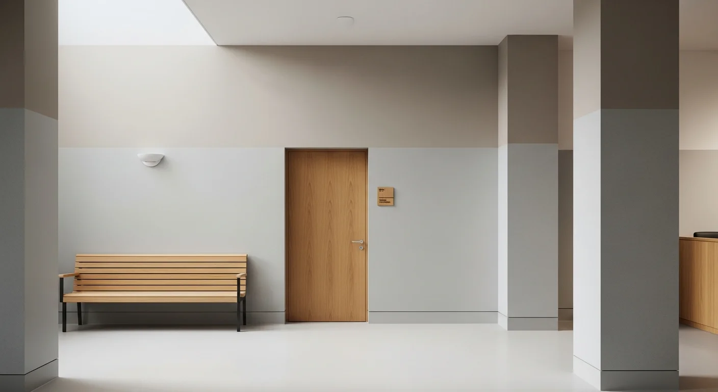Ruhiger Korridor mit neutraler Architektur – Schritt für Schritt durch das Familiengericht